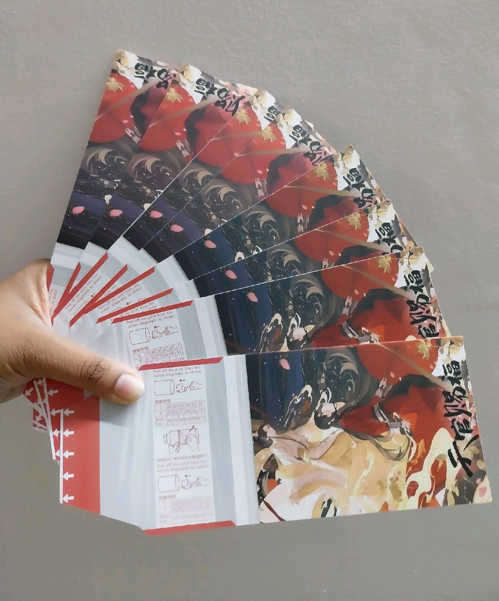 Heaven Official's Blessing Tearable Cards [(Large size polaroid / Base film (21×8.6cm)]