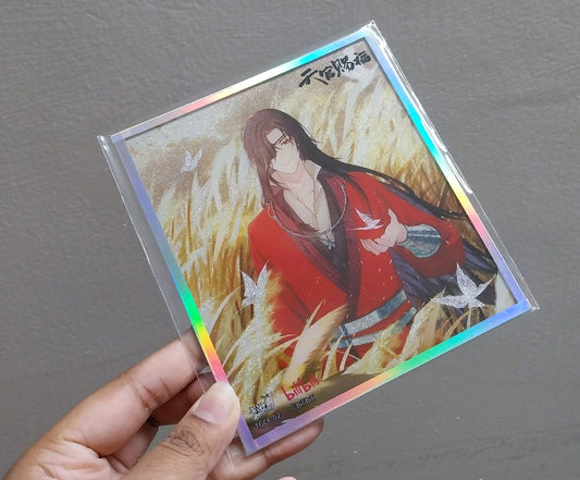 Heaven Official's Blessing Silver Butterfly Colored Paper • Official Authentic