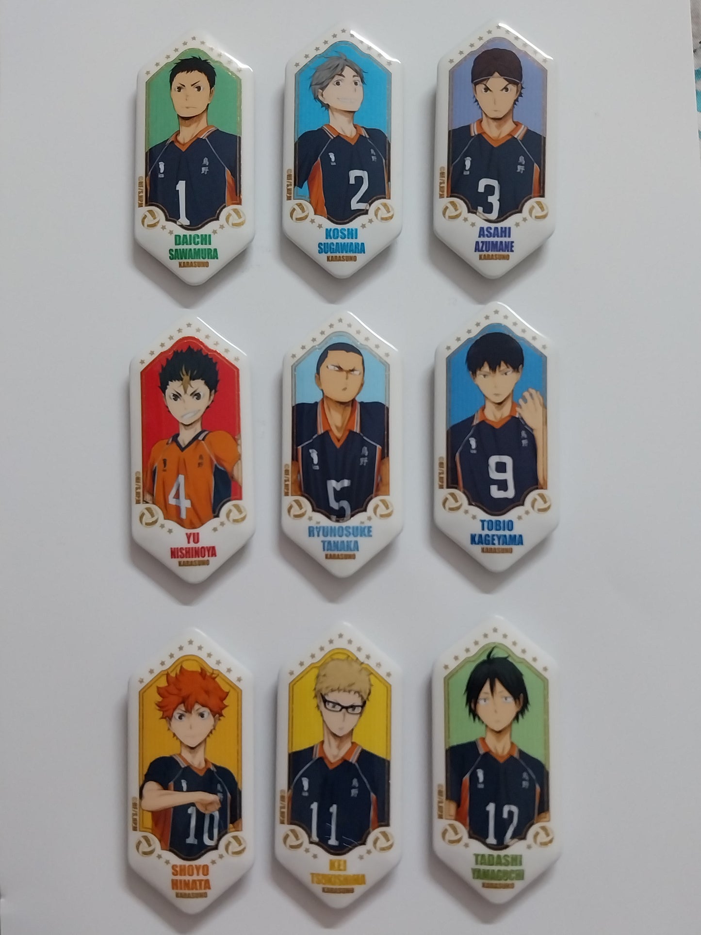 Haikyu hexagon badge blind bag [OFFICIAL]