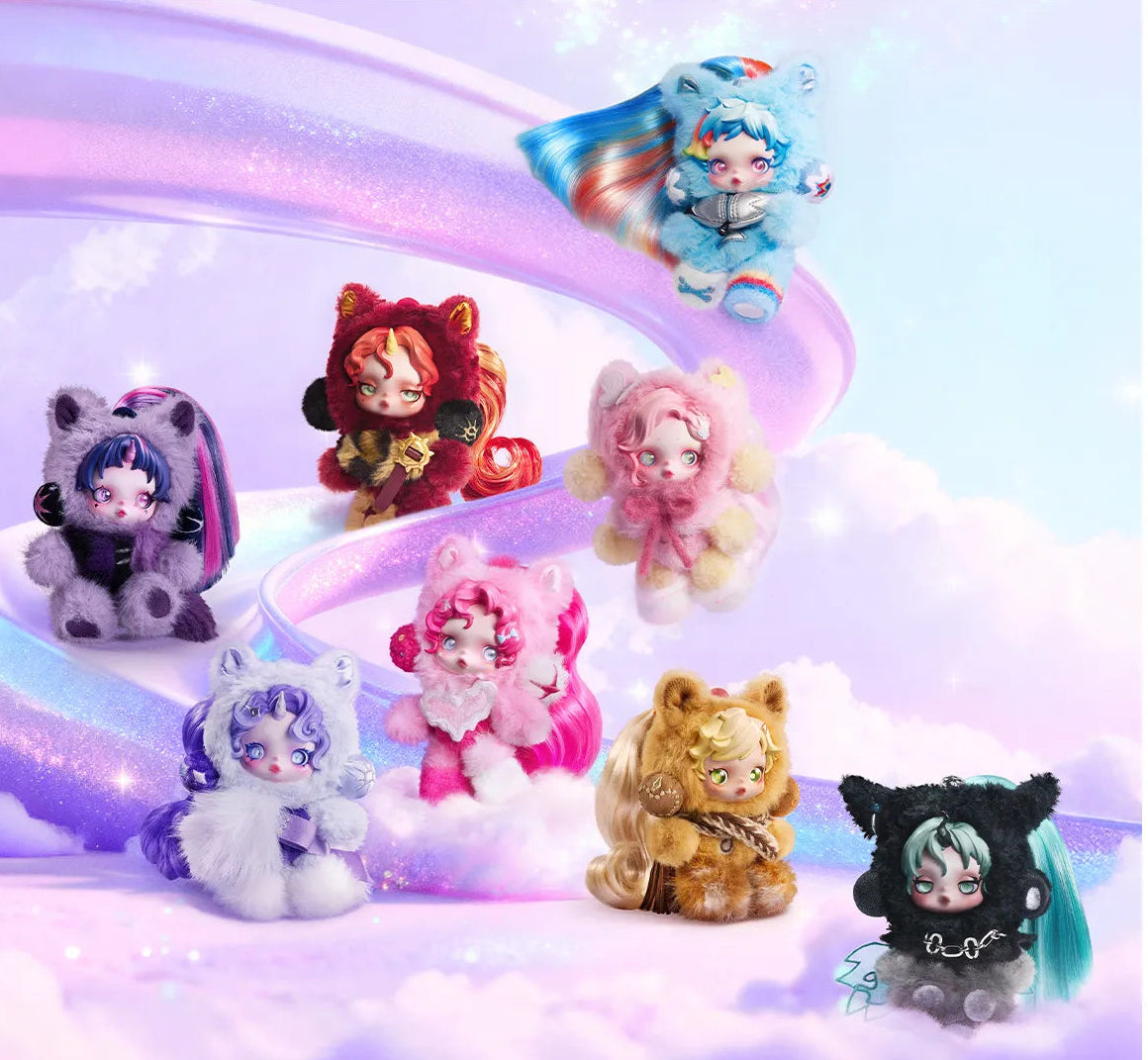 SKULL PANDA×My little pony plush keychain [OFFICIAL]