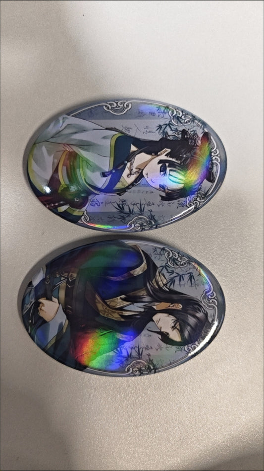 Apothecary Diaries couple badges (pack of 2 oval badges)