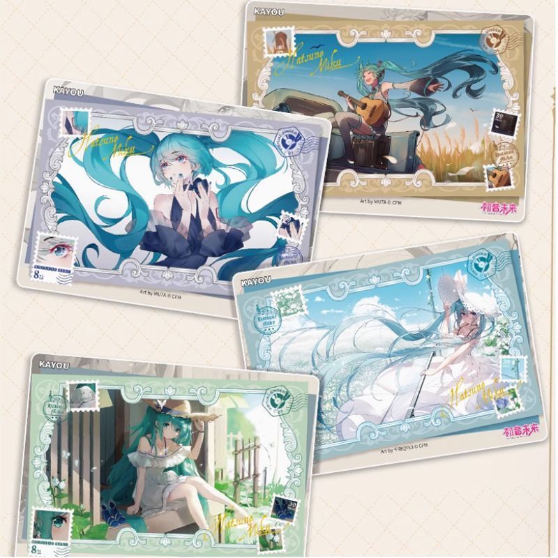 KAYOU×Hatsune Miku Future Qing Sound acrylic art card[OFFICIAL]
