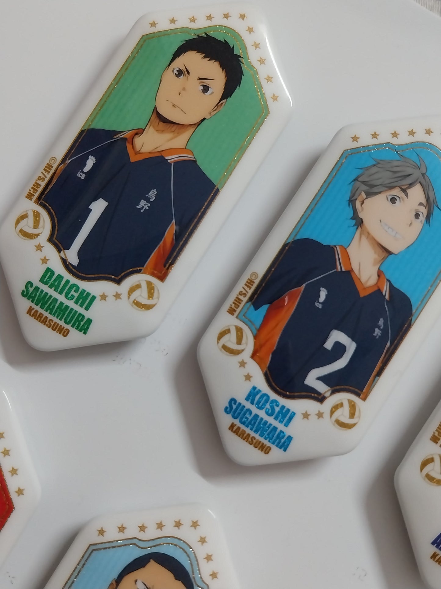 Haikyu hexagon badge blind bag [OFFICIAL]