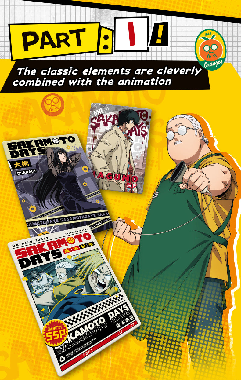 Cardfun Sakamoto Days TCG CCG Collectible Cards 3cards/pack [OFFICIAL]