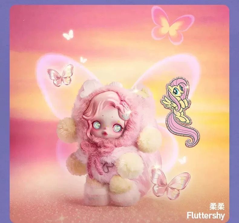 SKULL PANDA×My little pony plush keychain [OFFICIAL]