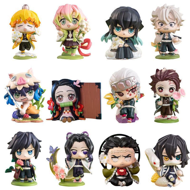 Demon slayer figurine blind box