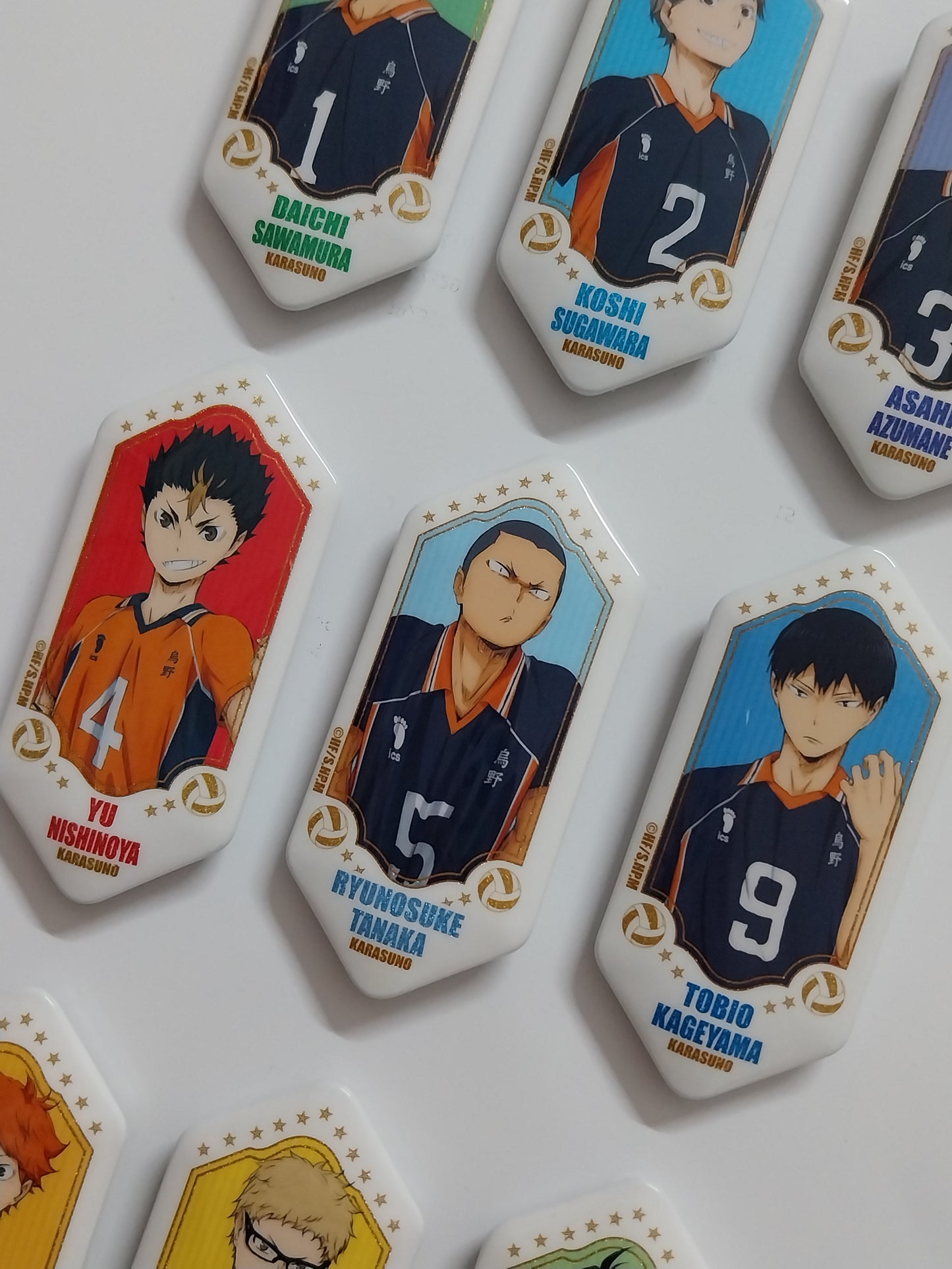 Haikyu hexagon badge blind bag [OFFICIAL]